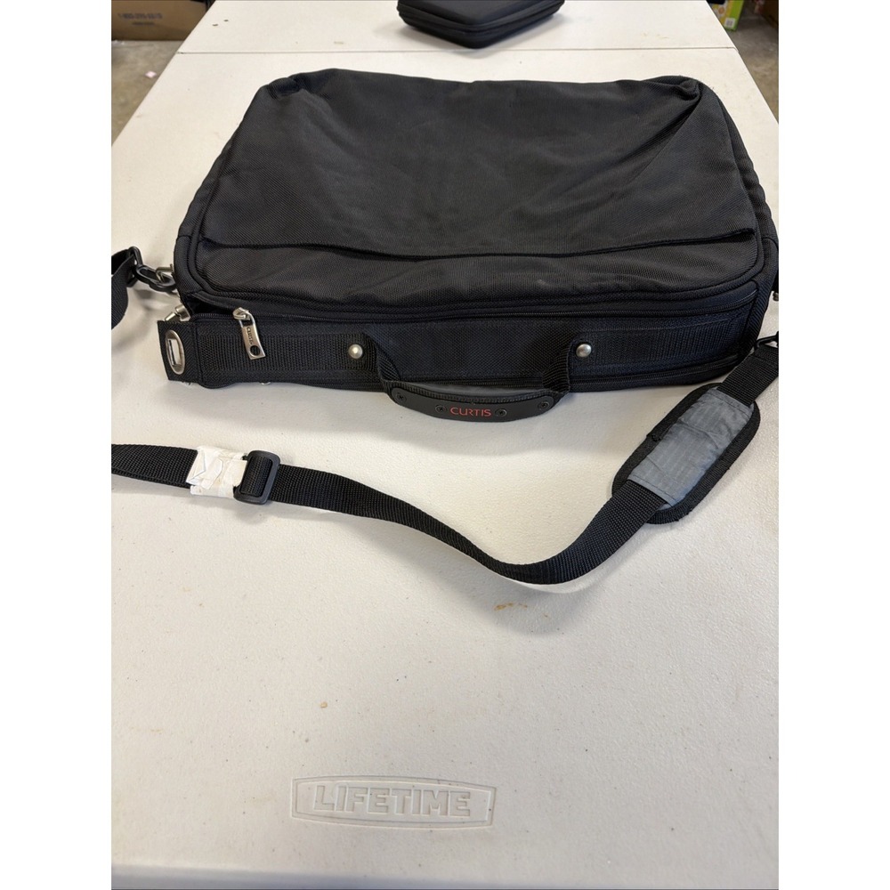 black nylon Curtis business case